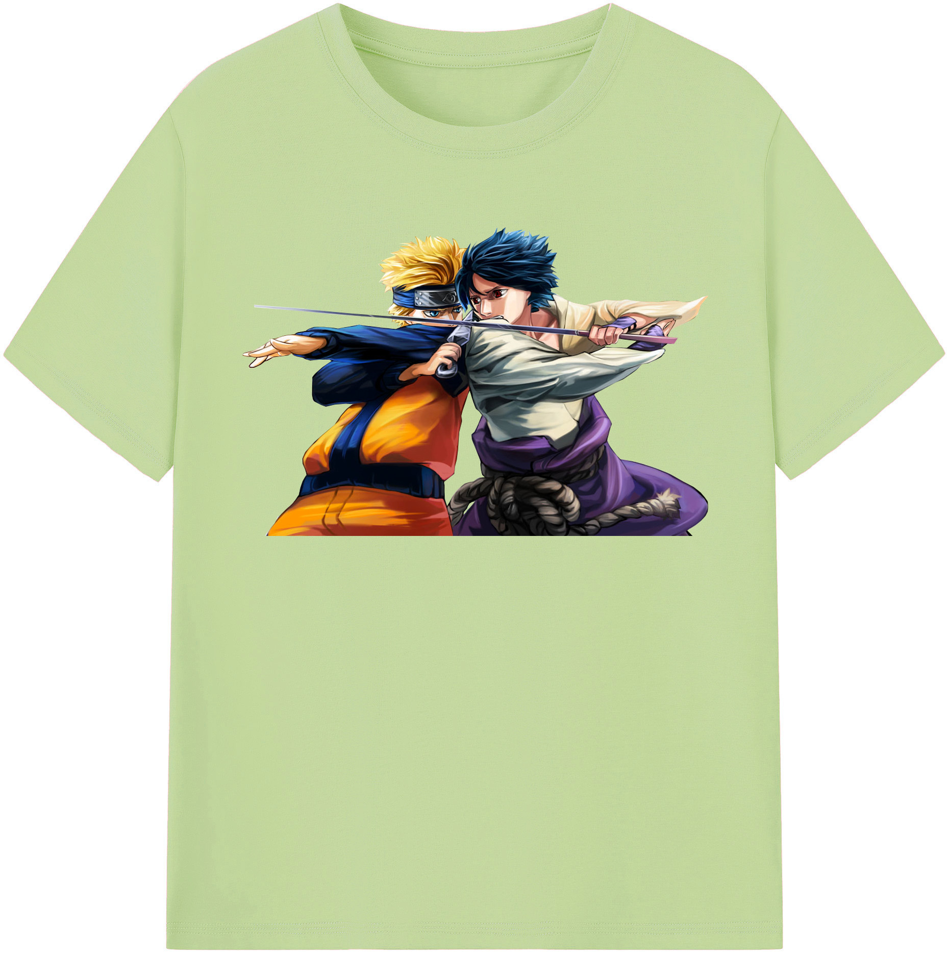 （画像用） NARUTO -ナルト- うずまき ナルト Uzumaki Naruto 綿100％半袖Tシャツ（フロントプリント）
